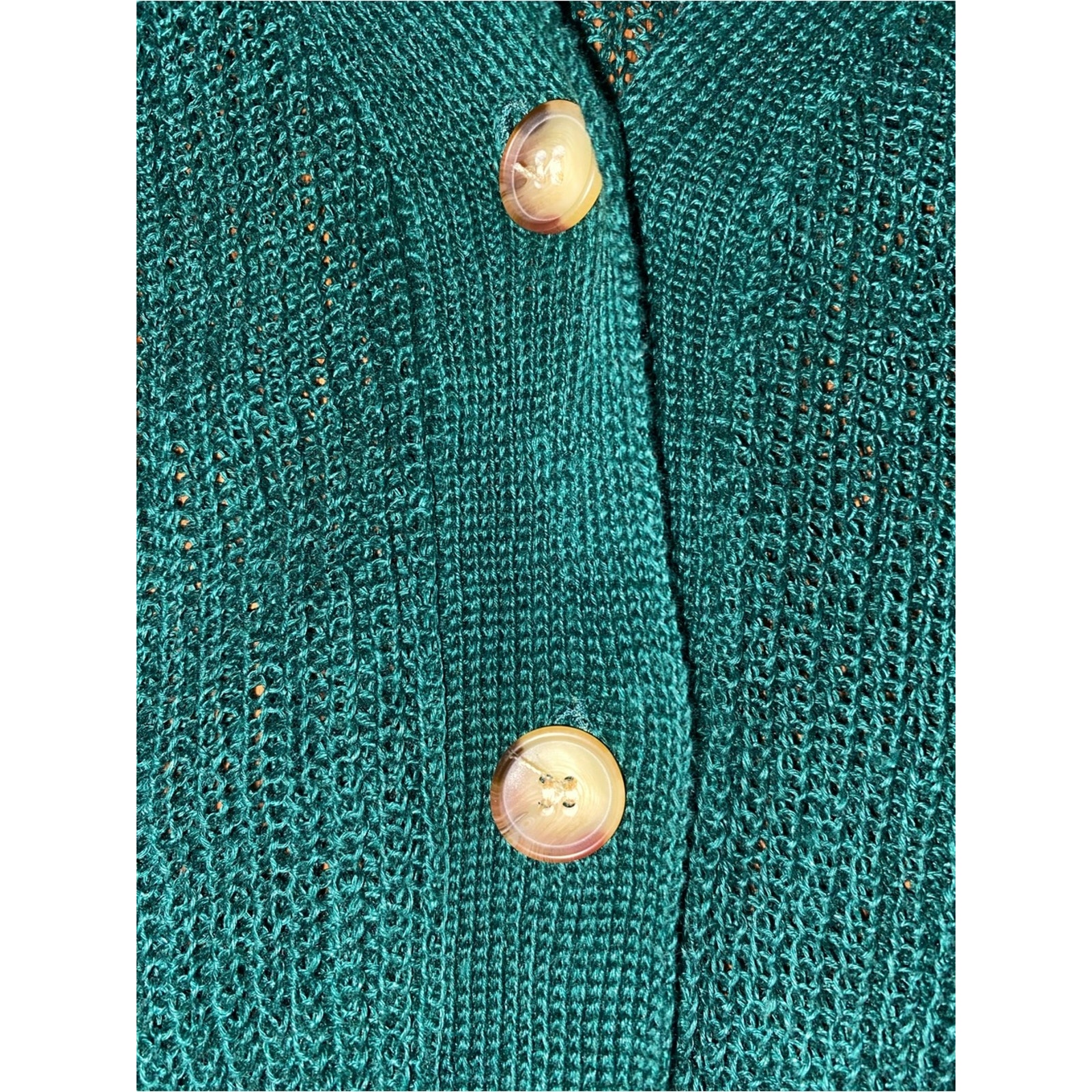 Demylee $272 Adonis Green Linen Cardigsn Small — image 6 of 8